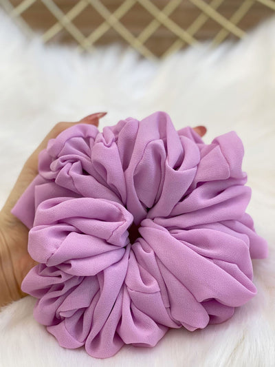 Coletero de Chifón Perla con Flor para el Cabello en Color Puro - Image 8