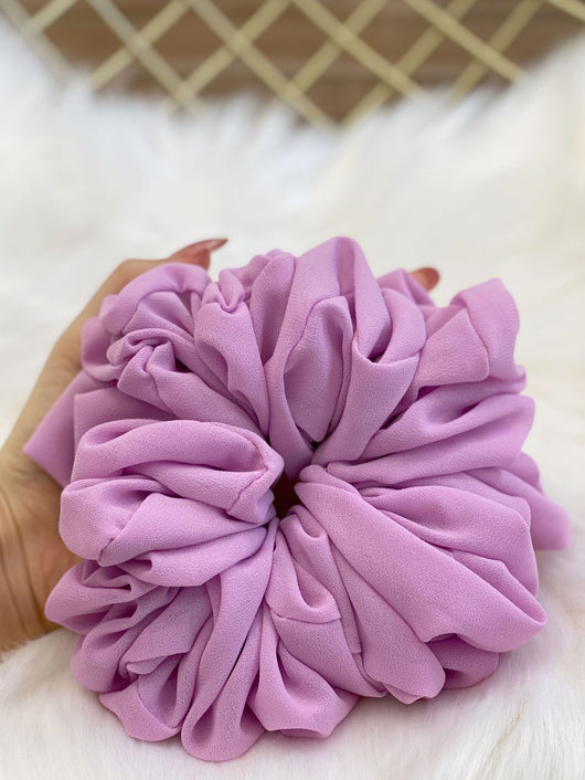 Coletero de Chifón Perla con Flor para el Cabello en Color Puro - Image 8
