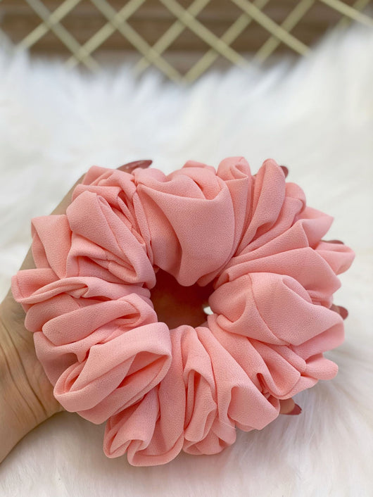 Coletero de Chifón Perla con Flor para el Cabello en Color Puro - Image 11