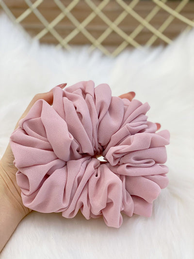 Coletero de Chifón Perla con Flor para el Cabello en Color Puro - Image 12