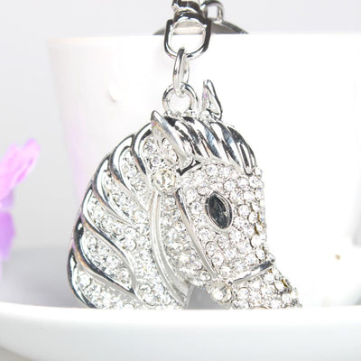 Dije Creativo Cabeza de Caballo en Plata para Bolso - Image 9
