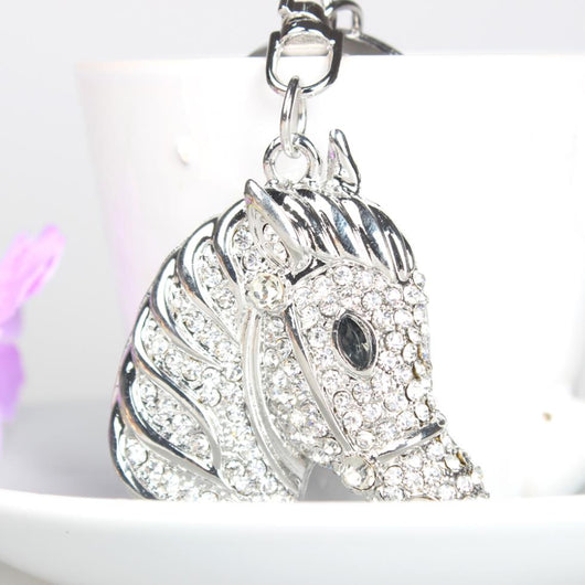 Dije Creativo Cabeza de Caballo en Plata para Bolso - Image 5
