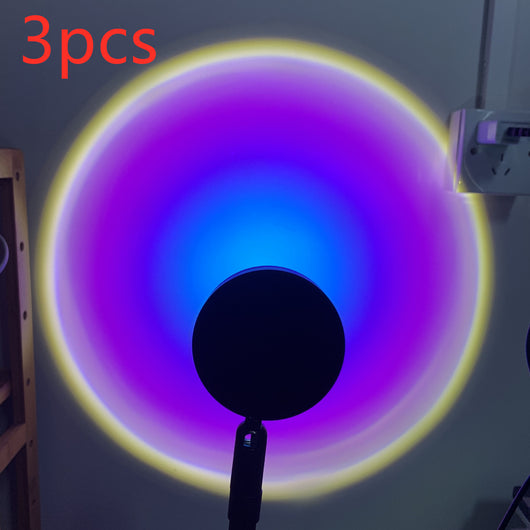 Lámpara Proyector de Luz Arcoíris para Decoración de Pared - Image 10