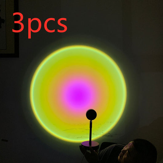 Lámpara Proyector de Luz Arcoíris para Decoración de Pared - Image 9