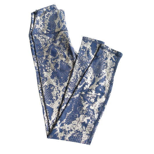 Pantalones Deportivos Ajustados con Estampado Serpiente Bronce - Image 5