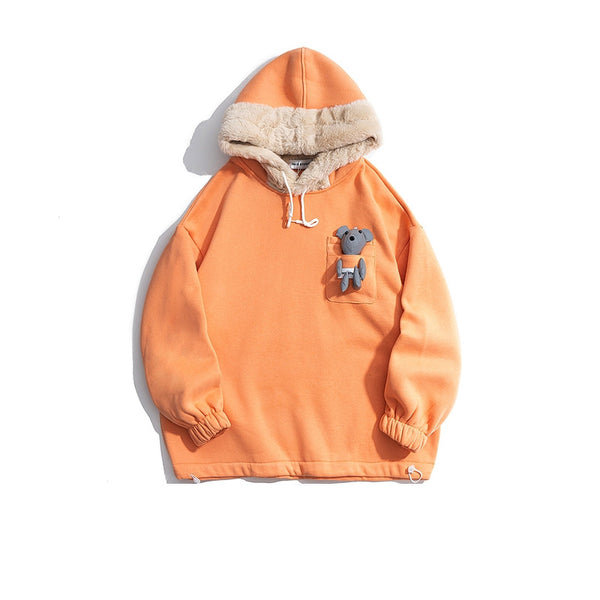 Sudadera con Capucha Oso 3D Estilo Harajuku