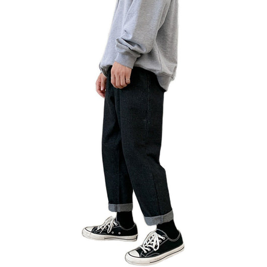Pantalones Rectos Holgados Estilo Coreano de Corte Versátil - Image 2