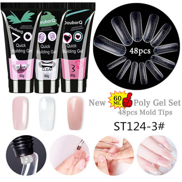 Kit de Geles para Uñas Artísticas 60ML - 3 Colores Cartoon