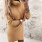 Vestido Suéter Cuello Alto Manga Larga Ajustado
