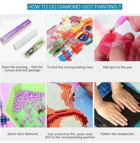 Pintura de Diamantes DIY - Cuadros Brillantes Hechos a Mano - Image 4