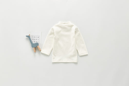 Suéter Infantil de Algodón Suave - Cuello Redondo Otoño - Image 8