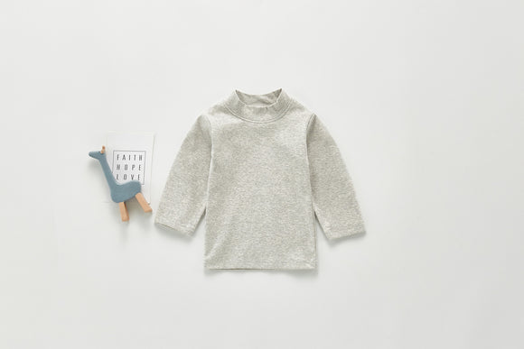 Suéter Infantil de Algodón Suave - Cuello Redondo Otoño