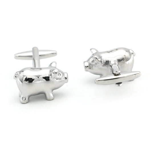Gemelos Hucha Cerdito con Personalidad Divertida para Hombre - Image 8
