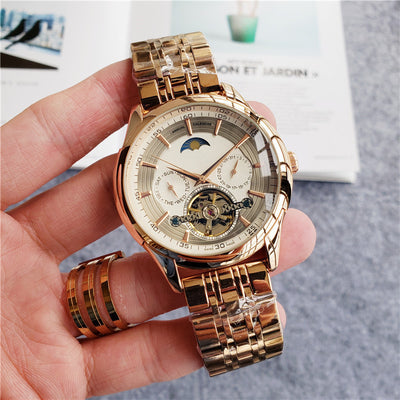 Reloj Automático de Acero con Calendario de 6 Pines para Hombre - Image 5