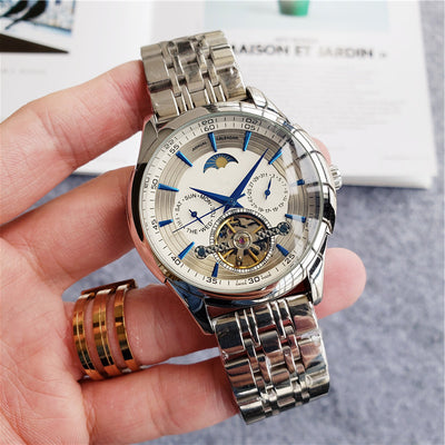 Reloj Automático de Acero con Calendario de 6 Pines para Hombre - Image 8