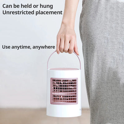 Ventilador Enfriador USB con Humidificador, Luz LED y 3 Velocidades - Image 7
