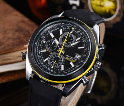 Reloj de Cuarzo para Hombre con Correa de 6 Pasadores - Diseño Clásico - Image 10
