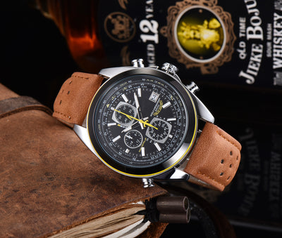Reloj de Cuarzo para Hombre con Correa de 6 Pasadores - Diseño Clásico - Image 15