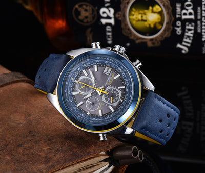 Reloj de Cuarzo para Hombre con Correa de 6 Pasadores - Diseño Clásico - Image 6