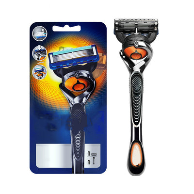 Rasurador Manual de 5 Capas con Velocidad Frontal para Hombre