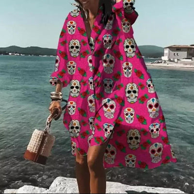 Vestido Camisero Elegante con Estilo Sofisticado - Image 10