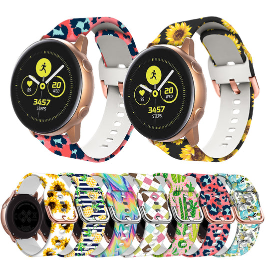 Correa Inteligente de Silicona Estampada 22mm