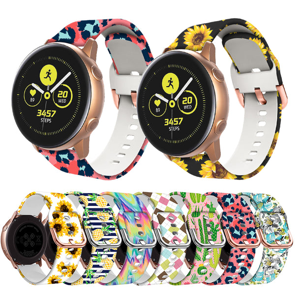 Correa Inteligente de Silicona Estampada 22mm