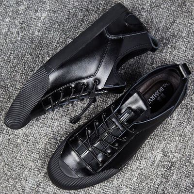 Zapatos Casuales de Cuero para Hombre - Estilo Coreano Moderno - Image 11
