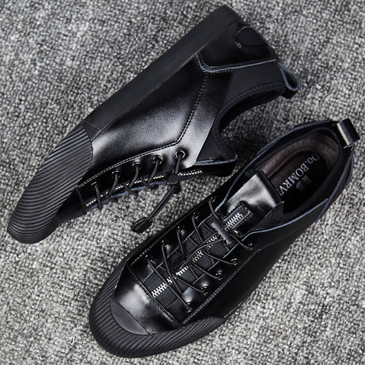 Zapatos Casuales de Cuero para Hombre - Estilo Coreano Moderno - Image 11
