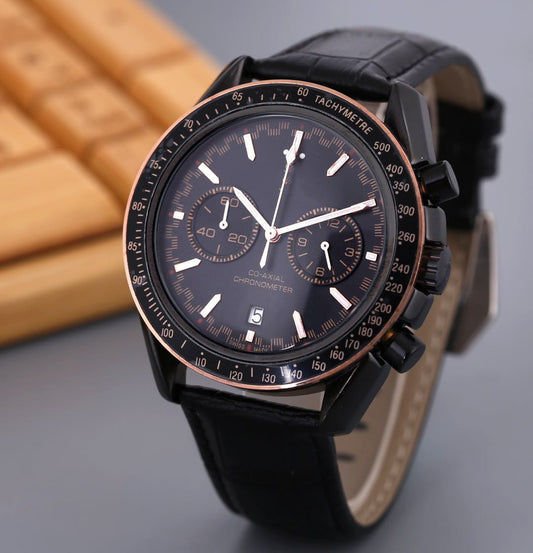 Reloj de Cuarzo Deportivo para Hombre con Cronógrafo de 5 Agujas Estilo 007