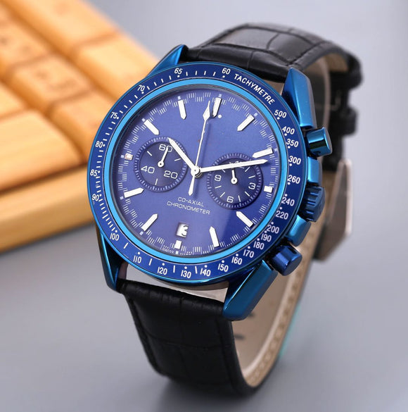 Reloj de Cuarzo Deportivo para Hombre con Cronógrafo de 5 Agujas Estilo 007