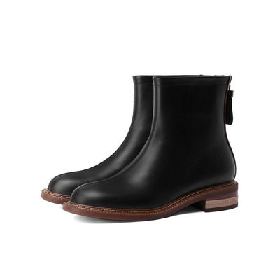 Botas Martin de Cuero Genuino con Tacón Reforzado y Cierre Posterior - Image 10