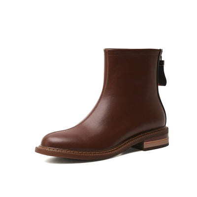 Botas Martin de Cuero Genuino con Tacón Reforzado y Cierre Posterior - Image 4