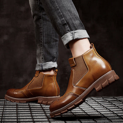 Botas Martin de Cuero Gamuza Impermeables - Estilo Americano Robusto - Image 8