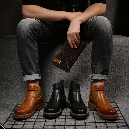 Botas Martin de Cuero Gamuza Impermeables - Estilo Americano Robusto - Image 13