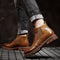 Botas Martin de Cuero Gamuza Impermeables - Estilo Americano Robusto