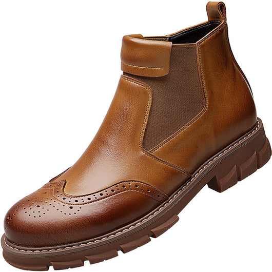 Botas Martin de Cuero Gamuza Impermeables - Estilo Americano Robusto - Image 3