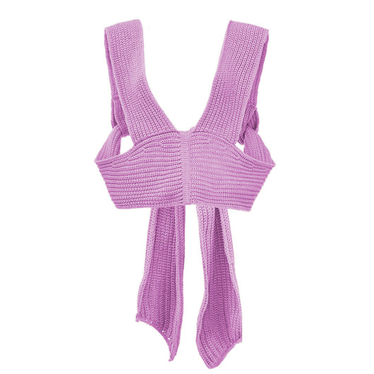 Chaleco Suéter Tejido sin Mangas - Top Casual Sexy para Mujer - Image 8