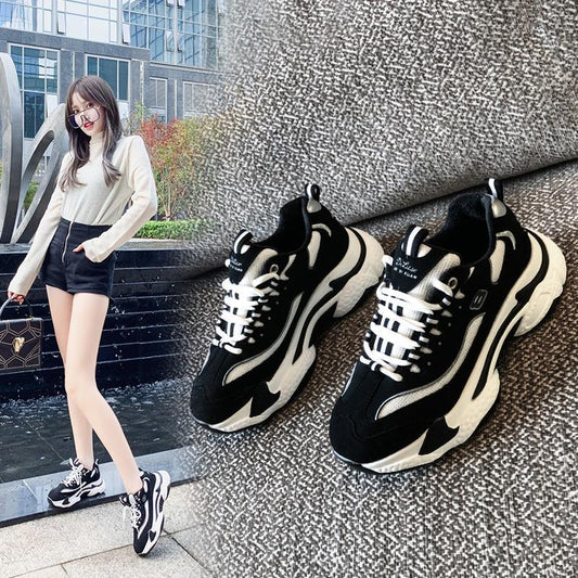 Zapatillas Deportivas Casuales con Suela Gruesa y Altura Aumentada para Mujer - Image 2