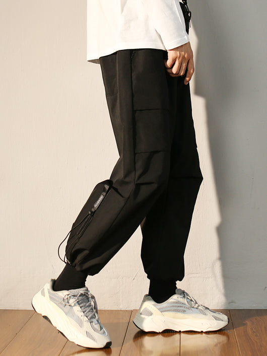 Pantalones Overol Fleece Plus para Hombre - Estilo Casual Otoño Invierno - Image 7
