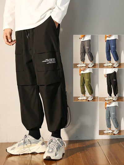 Pantalones Overol Fleece Plus para Hombre - Estilo Casual Otoño Invierno - Image 2