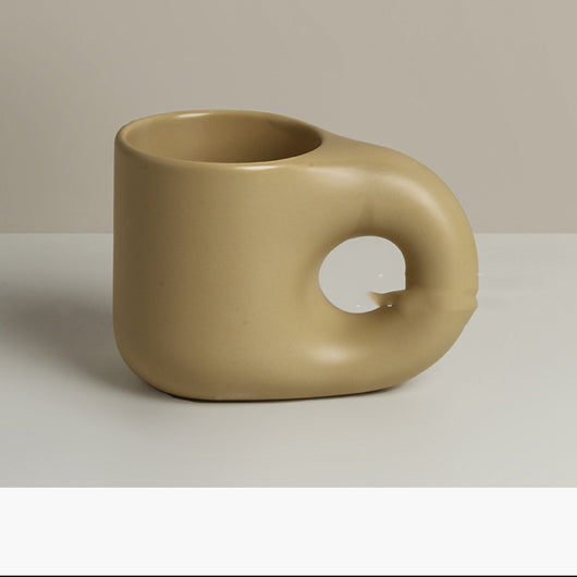 Set de Tazas Minimalistas de Cerámica Nórdica
