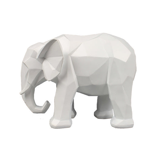 Elefante Geométrico de Resina - Decoración Artesanal Moderna - Image 11