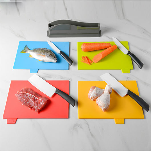 Juego de Tablas de Corte Multifunción - Plástico Reforzado para Carne y Vegetales