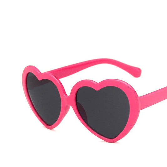 Gafas de Sol Infantiles con Forma de Corazón - Diseño Colorido Europeo - Image 2