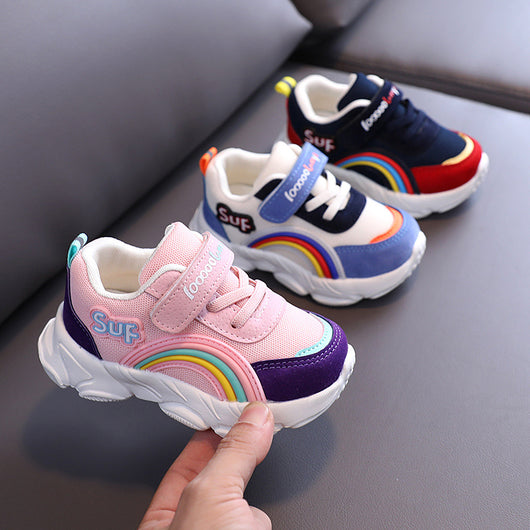 Zapatos Respirable para Bebé y Niño Pequeño con Diseño Arcoíris - Image 4