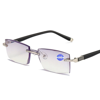 Gafas sin Marco con Filtro Luz Azul y Corte de Diamante - Image 6