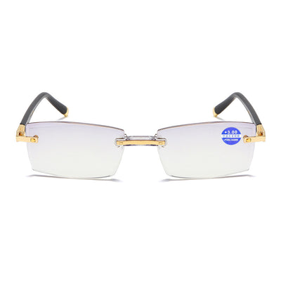 Gafas sin Marco con Filtro Luz Azul y Corte de Diamante - Image 4