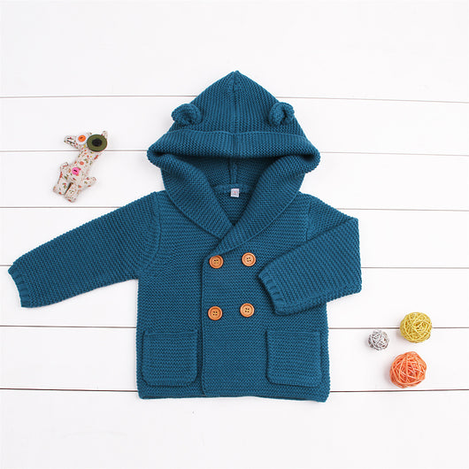 Cardigan con Capucha para Niños - Suéter Escolar Otoño Invierno - Image 12