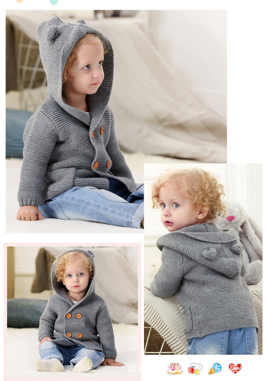 Cardigan con Capucha para Niños - Suéter Escolar Otoño Invierno - Image 18